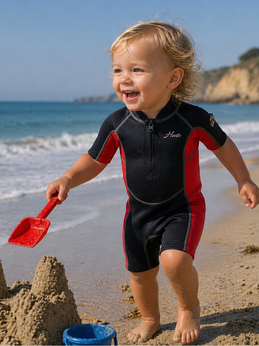 Hevto Toddler Boy or Girl Wetsuit Size 2 - NWT